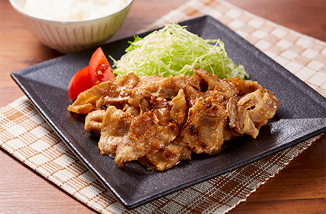 豚バラ肉のめんつゆマヨネーズ焼き