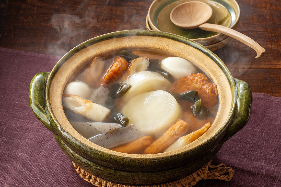 減塩白だし粉末で!簡単おでん