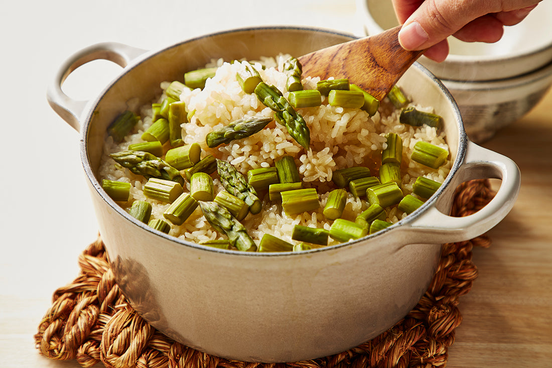 アスパラの炊き込みご飯