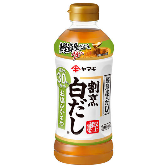 割烹白だしお塩ひかえめ 500ml