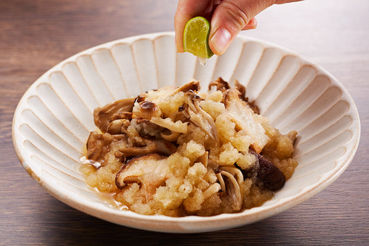 焼ききのこのみぞれ和え